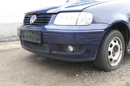 VW Polo 6N2 Stoßstange vorne Frontstoßstange Stoßfänger blau LB5N indigobl (165747)