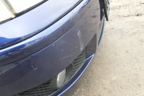 VW Polo 6N2 Stoßstange vorne Frontstoßstange Stoßfänger blau LB5N indigobl (165747)