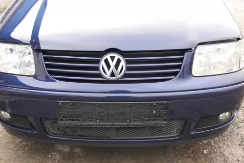 VW Polo 6N2 Stoßstange vorne Frontstoßstange Stoßfänger blau LB5N indigobl (165747)