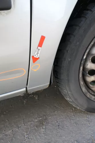 Ford Galaxy WGR Kotflügel rechts vorne Facelift grau cosmic-silber 2QTC (165773)