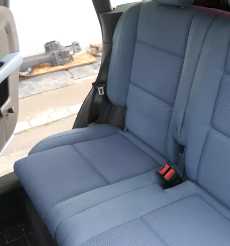 Audi A2 8Z Sitz hinten rechts Sitzfläche Rücksitz Rückbank blau sinus neptunblau