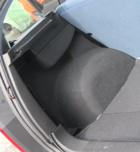 Audi A2 8Z Abdeckung Verkleidung Kofferraum hinten links 8Z0863879AN 44H soul sc