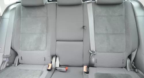 Tiguan 5N Sitz Sitze hinten Rückbank Rücksitzbank 3 Punkt Gurt Lehne alcantara (165950)