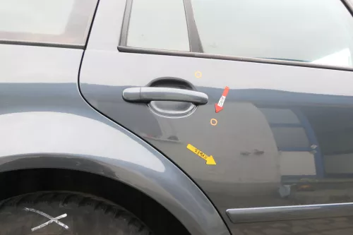 VW Golf 4 Bora Tür hinten rechts nur Kombi /Variant grau LC7V ohne Anbauteile (166102)