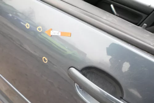 VW Golf 4 Bora Tür vorne links Fahrertür 4/5-Türer Kombi Variant grau blue LC7V (166103)