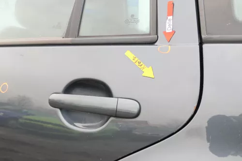 VW Golf 4 Bora Tür hinten links nur Kombi / Variant grau LC7V (166105)