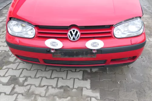 VW Golf 4 Stoßstange vorne Frontstoßstange Stoßfänger rot LY3D SWR (166130)
