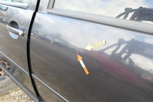 VW Golf 4 Bora Tür hinten links nur Kombi / Variant schwarz LC9Z ohne Anbauteil (166215)