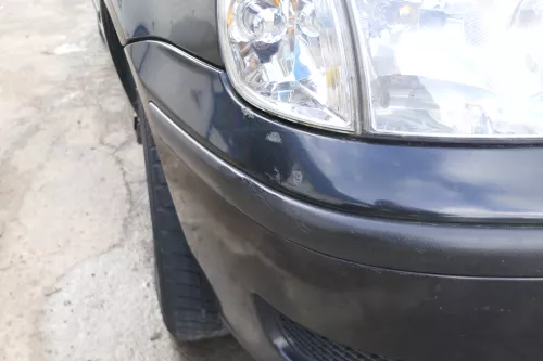 VW Polo 6N2 Stoßstange vorne Frontstoßstange Stoßfänger schwarz LC9Z (166329)