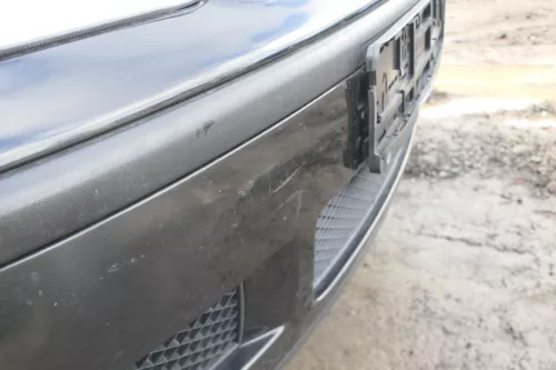 VW Polo 6N2 Stoßstange vorne Frontstoßstange Stoßfänger schwarz LC9Z (166329)