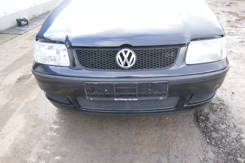 VW Polo 6N2 Stoßstange vorne Frontstoßstange Stoßfänger schwarz LC9Z (166329)