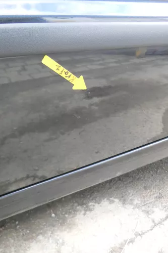 VW Polo 6N 6N2 Tür vorne rechts Beifahrertür 2/3-Türer schwarz LC9Z (166332)