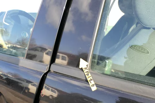 Skoda Fabia 6Y Limousine Schrägheck Tür hinten links schwarz LF9R (166388)