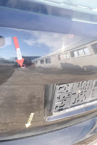 Skoda Fabia 6Y6 Schrägheck Heckklappe Kofferraumklappe hinten schwarz LF9R (166389)