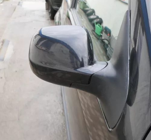 VW Bora Golf 4 elektrischer Spiegel Außenspiegel rechts mit Glas schwarz LC9Z KM (166435)