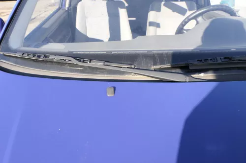 VW Polo 6N Motorhaube Frontklappe Haube vorne Klappe blau LD5D (166476)