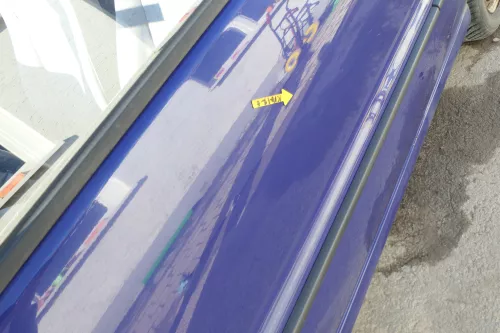 VW Polo 6N 6N2 Tür vorne links Fahrertür 2/3-Türer blau LD5D (166480)