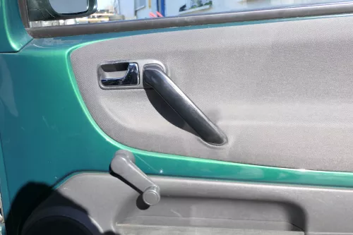 VW Lupo Arosa Türverkleidung Verkleidung Tür vorne rechts oben off-black (166512)