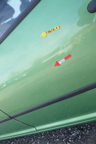 VW Golf 4 Limousine Tür hinten links grün LA6P (KEINkombi) (166547)