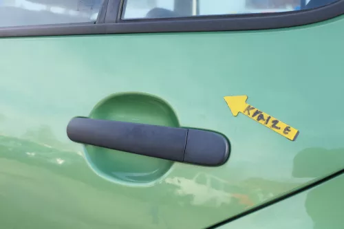 VW Golf 4 Limousine Tür hinten links grün LA6P (KEINkombi) (166547)