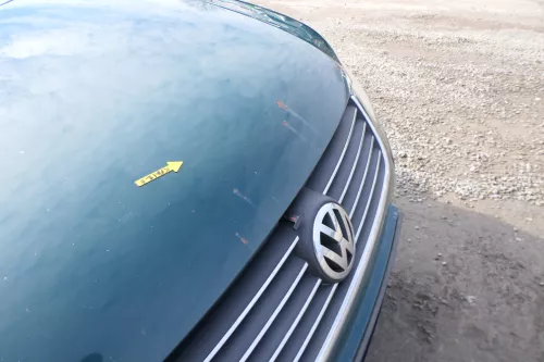 VW Passat 3BG Motorhaube Klappe vorne vorn Haube grün LB6G (166563)