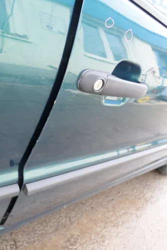 VW Polo 6N 6N2 Tür vorne rechts Beifahrertür 2/3-Türer grün LC6P (166612)