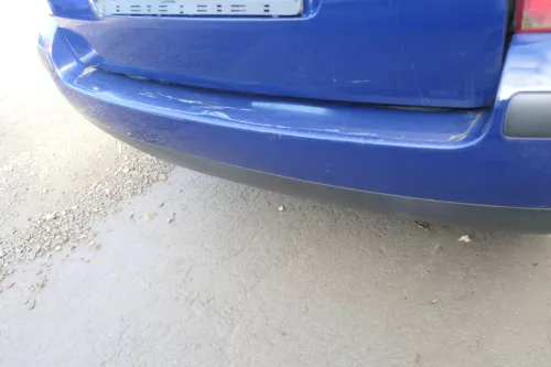 VW Passat 3BG Kombi Variant Stoßstange hinten Heckstoßstange blau LA5E (166647)