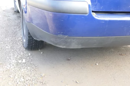 VW Passat 3BG Kombi Variant Stoßstange hinten Heckstoßstange blau LA5E (166647)