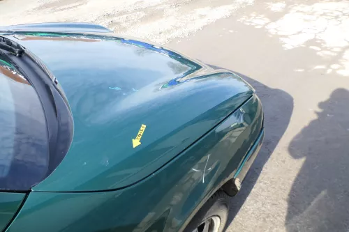 VW Lupo Motorhaube Klappe Frontklappe Haube vorne grün LA6N (166664)