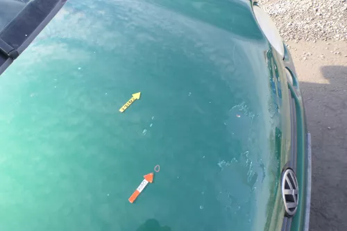 VW Lupo Motorhaube Klappe Frontklappe Haube vorne grün LA6N (166664)