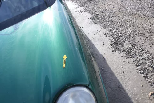 VW Lupo Motorhaube Klappe Frontklappe Haube vorne grün LA6N (166664)