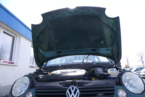 VW Lupo Motorhaube Klappe Frontklappe Haube vorne grün LA6N (166664)