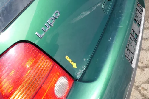 VW Lupo 6X Heckklappe Klappe Kofferraumklappe Scheibe grün LA6N (166671)