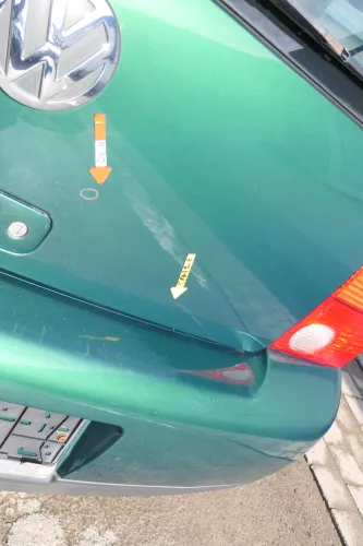 VW Lupo 6X Heckklappe Klappe Kofferraumklappe Scheibe grün LA6N (166671)