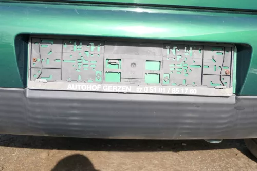 VW Lupo Stoßstange hinten Heckstoßstange Stoßfänger grün LA6N (166672)