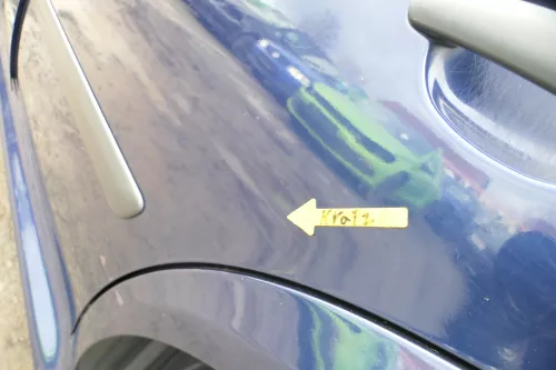 Skoda Octavia 1U5 Combi Kombi Variant Tür hinten links blau LF5U 9460 (166698)