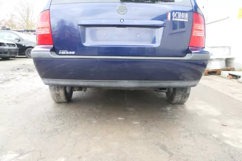 Skoda Octavia 1U Kombi Combi Stoßstange hinten Heckstoßstange blau LF5U 9460