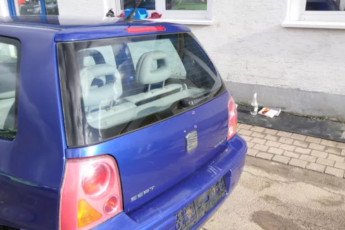 Arosa 6H Heckklappe Klappe hinten Kofferraumklappe Facelfift blau LS5N (166806)