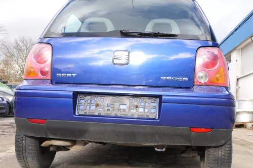 Seat Arosa 6H Stoßstange hinten Facelift Heckstoßstange blau LS5N