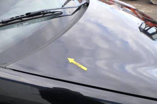 VW Polo 9N Motorhaube Klappe Haube vorne schwarz LC9Z bis ca. Bj. 2004 d (166860)