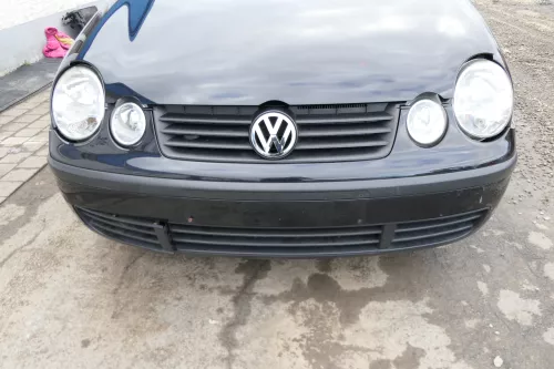 VW Polo 9N Stoßstange Frontstoßstange vorne schwarz LC9Z (166861)