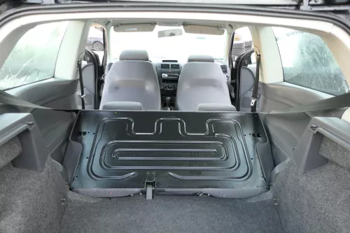 VW Polo 9N 9N3 Sitz Rückbank Sitzfläche Sitze Kopfstützen hinten (166871)