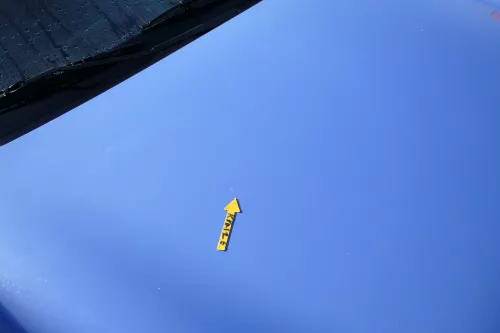 VW Lupo Motorhaube KLappe vorne blau LR5A (166880)