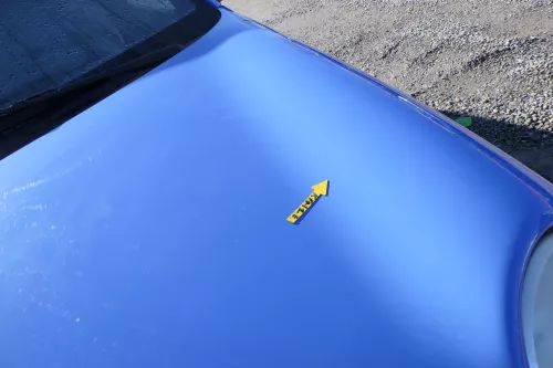 VW Lupo Motorhaube KLappe vorne blau LR5A (166880)