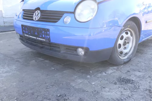 VW Lupo 6x Stoßstange vorne Frontstoßstange Stoßfänger blau LR5A (166881)