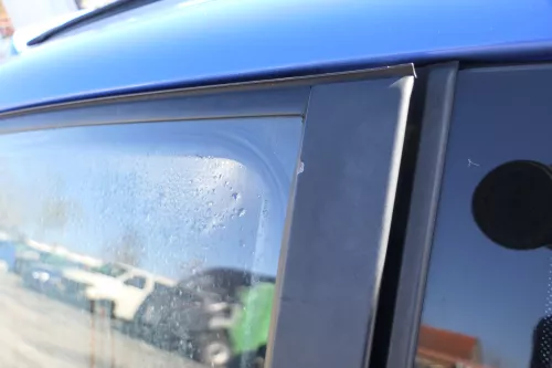 VW Lupo Seat Arosa Tür vorne links Fahrertür blau LR5A (mechanischer FH) (166884)