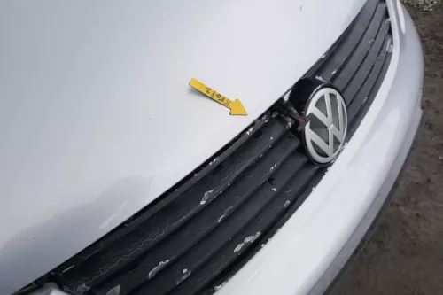 VW Passat 3B Motorhaube Klappe vorne vorn Haube silber grau LB7Z (166899)