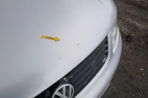 VW Passat 3B Motorhaube Klappe vorne vorn Haube silber grau LB7Z (166899)