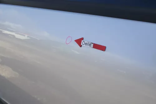 Passat 3B 3BG 3B6 Kombi Variant Tür hinten links silber grau LB7Z (166905)