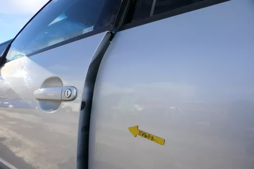 Passat 3B 3BG 3B6 Kombi Variant Tür hinten links silber grau LB7Z (166905)